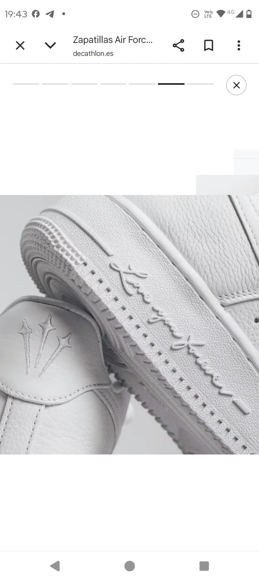 Nike Air Force 1 x NOCTA Drake White | Talla 39 – photo 7
